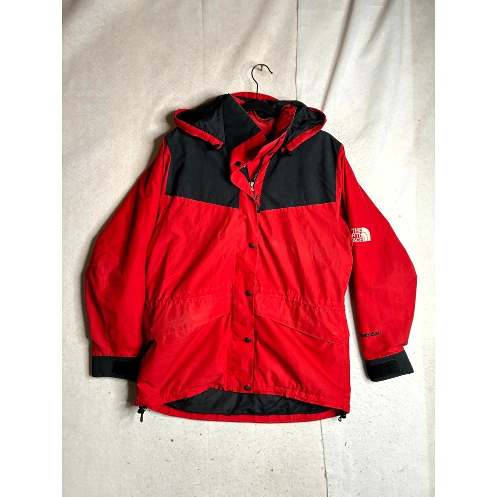 The North Face Hydroseal Mountain Jacket Womens Red See Measurements Zip Hooded